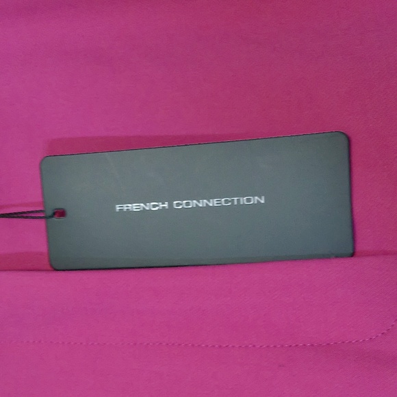 NWT French Connection Whisper Flare Trouser, 66 Raspberry Sorbet Size 10 - Picture 10 of 11